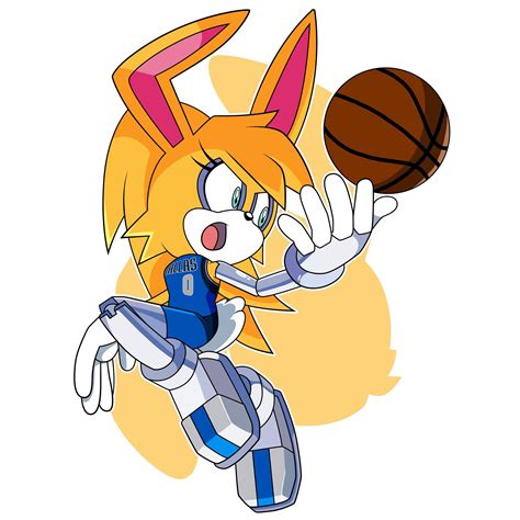 Bunnie Rabbot doing her best Lola Bunny Space Jam impression : r/SonicTheHedgehog