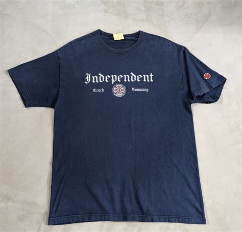 90s Independent track company print tee 小岩店 | What’z up