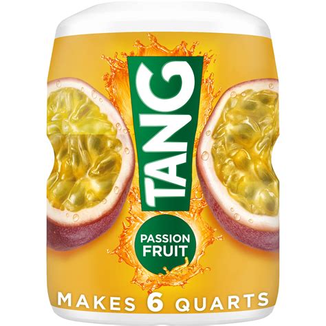 Buy Tang Passion Fruit Sweetened Powdered Drink Mix 12 Count 18 oz ...