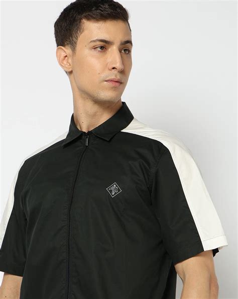 Men's Half Sleeves AX Monogram Shirt