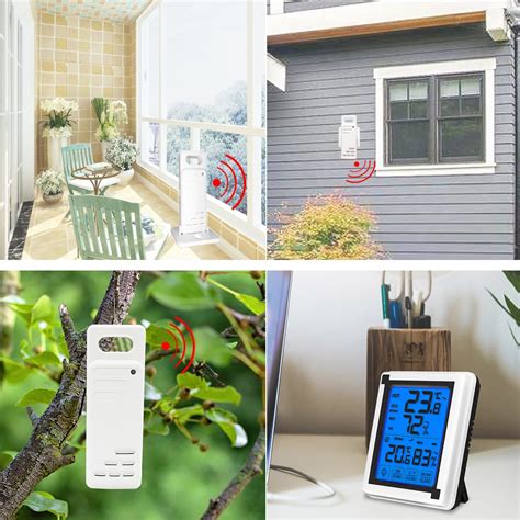 Outdoor Temperature Sensor Wire-less Silent Remote Sensor– UNIQKART