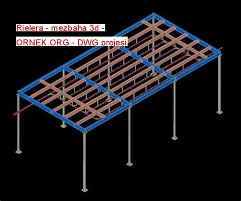 Rielera - mezbaha 3d dwg projesi - Autocad Projeler