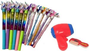 Senkiddpro Stylish Combo Set of 14 (6 Pens, 6 Pencils & 1Eraser ...