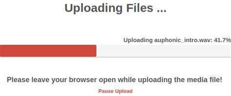 Auphonic Blog: Resumable File Uploads to Auphonic