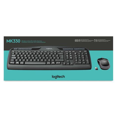 Logitech MK330 Wireless Keyboard and Mouse Combo, AZERTY French Layout ...