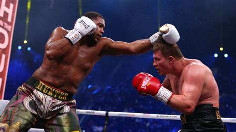 Ruiz Jr vs Joshua 2: Michael Hunter and Alexander Povetkin battle to a ...