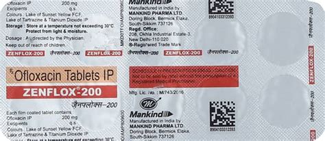 Zenflox 200 Tablet: Uses, Side Effects, Price, Dosage & More Info ...