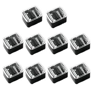 Cinonyce 10 Pack Dual-Pencil Sharpener - Easy to Clean Essential Tool ...