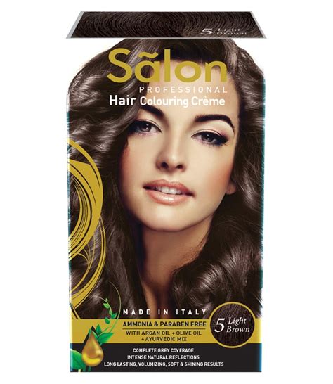 Modicare Salon Professional Hair Color-Light Brown (5)-145 ml : Amazon ...
