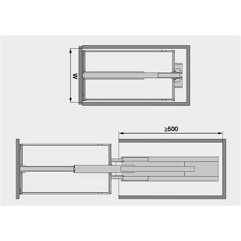 Rổ kéo đứng Hafele 546.54.543 - Thiên Kim Home