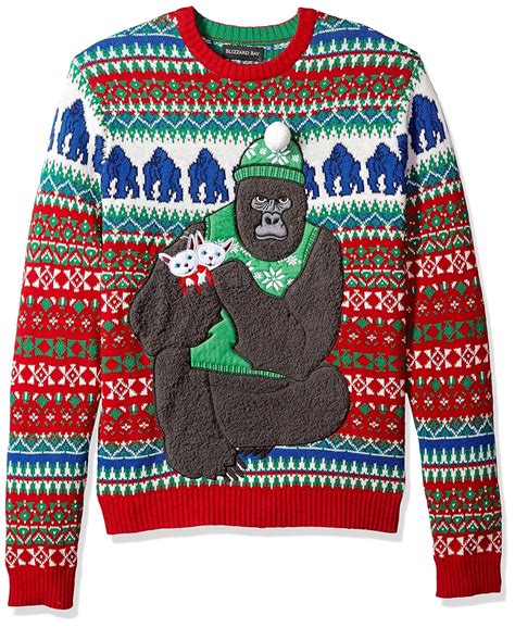Blizzard Bay Men's Ugly Christmas Sweater Animals: Amazon.in: Clothing ...
