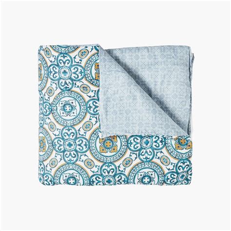 Buy PORTICO NEW YORK Mosaics Printed King Size Duvet Cover - 229 x 274 ...