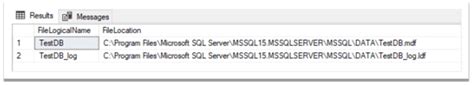 Moving Database Log File SQL 的图像结果