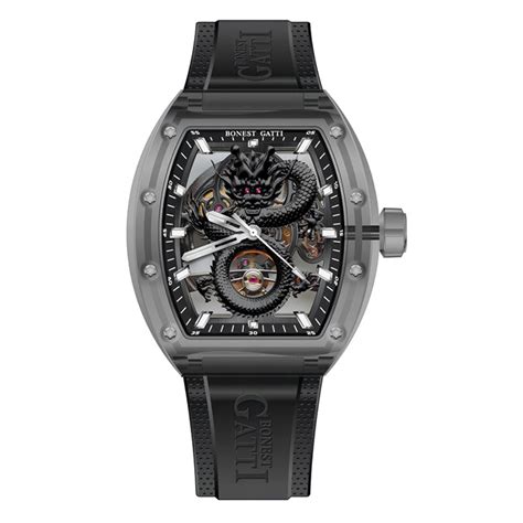 Bonest Gatti BG9980-A1 Black Dragon Series Automatic Watch