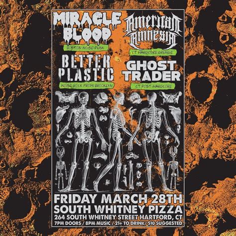 Miracle Blood, American Amnesia, Better Plastic, and Ghost Trader at ...