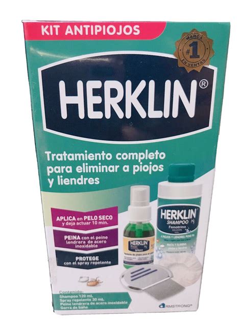 HERKLIN COMPLETE SET - Mata piojos Y Liendres | Kills Lice Eggs Shampoo & Spray - Health Care
