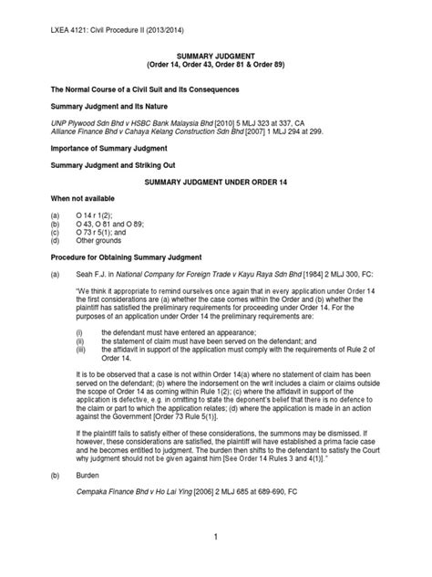 Summary judgment Examples 的图像结果