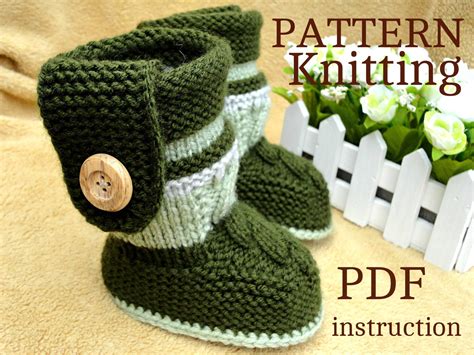 Image result for Baby Booties Knitting Pattern