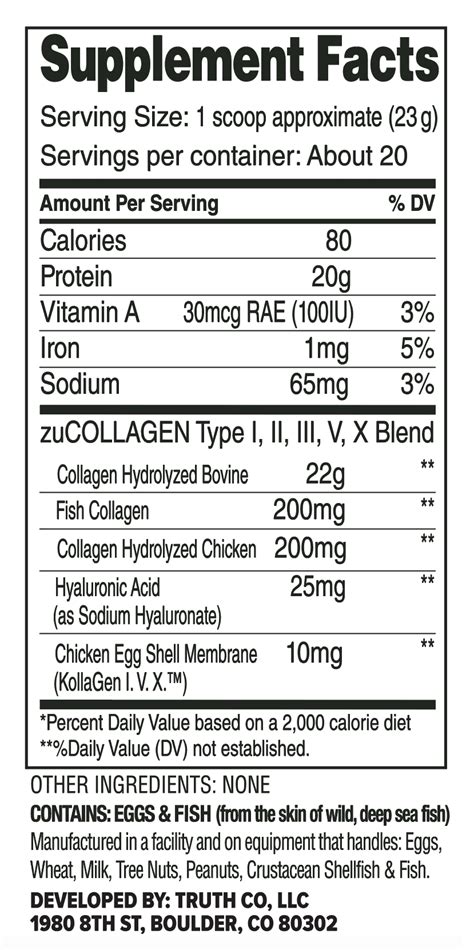 Buy zuCollagen Protein: Multi-Type Collagen Online at Lowest Price in ...
