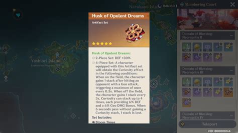 Husk Of Opulent Dreams Map
