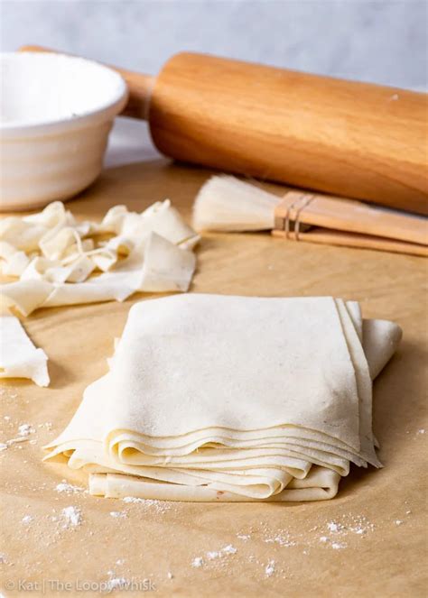 Homemade Gluten Free Filo Pastry (Phyllo Dough) - The Loopy Whisk