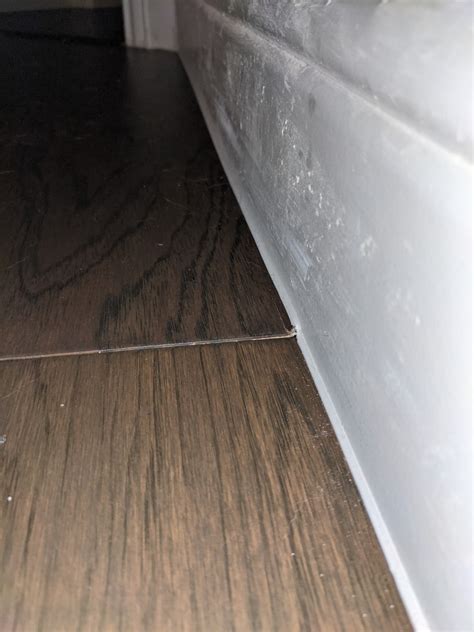 Gaps between Baseboard and Flooring : r/HardWoodFloors
