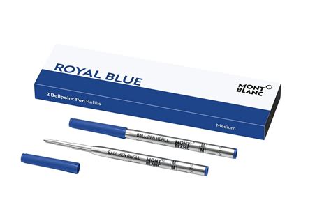 Mont Blanc ballpoint pen refill (M) 2 pcs blue blue MB116213 regular ...