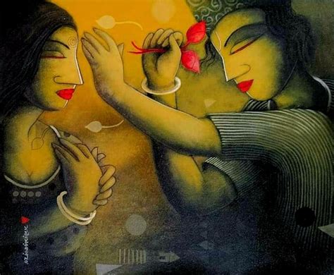 Modern Indian Paintings Of Love