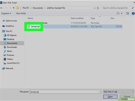 Open Sql File 的图像结果