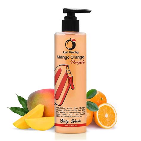 Buy Just Peachy Mango Orange Popsicle Body wash | Bath & Shower Cream ...