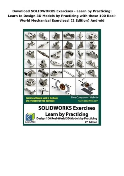 Image result for SolidWorks Exercises PDF Free Download
