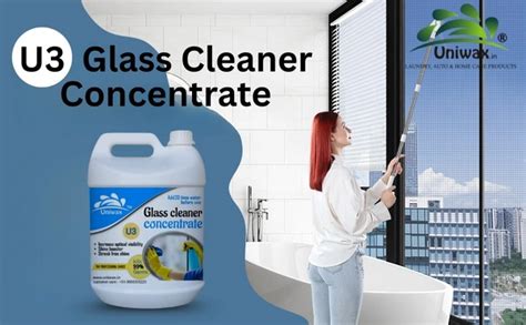 Uniwax Professional Glass Cleaner - High-Performance Shine for Home & Car
