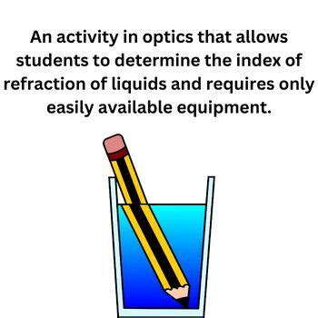 Image result for Light Refraction Activity