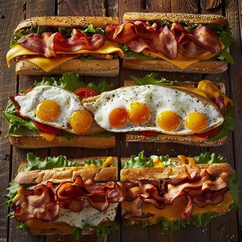 Subway Breakfast Menu 的图像结果