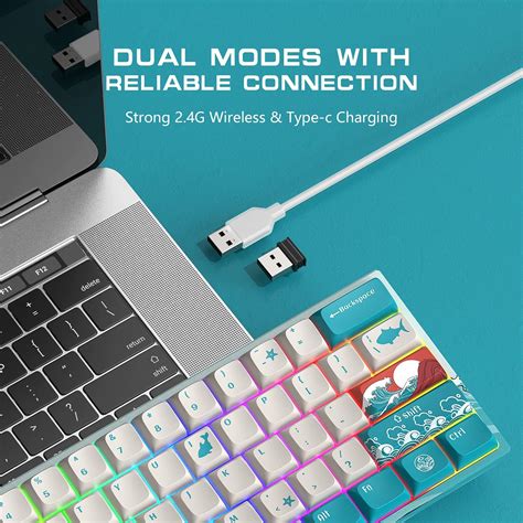 ایگرد | قیمت و خرید HITIME XVX M61 60% Mechanical Keyboard Wireless ...