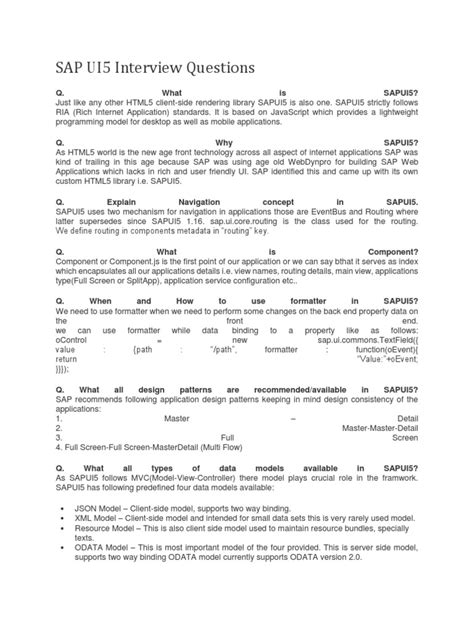 Image result for Difficult UI5 Interview Questions