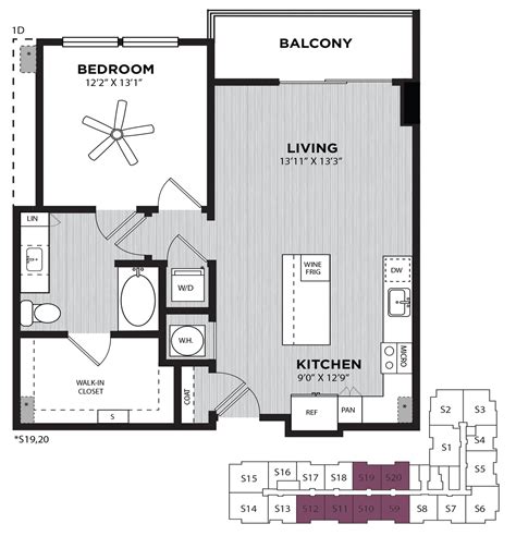 Chisel | 1 Bed Apartment | Alexan on 8th
