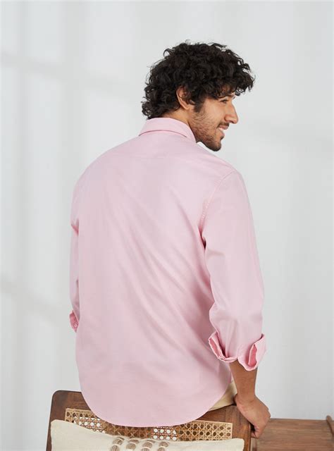 Andamen Pale Rose Spl Oxford Shirt