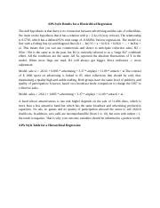 Hierarchical Regression APA 的图像结果