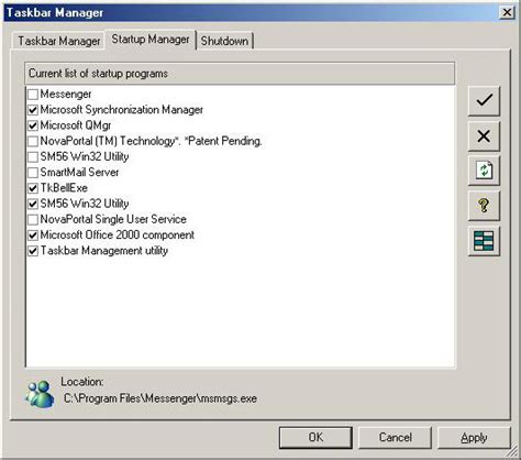 Image result for Taskbar Manager Windows 1.0