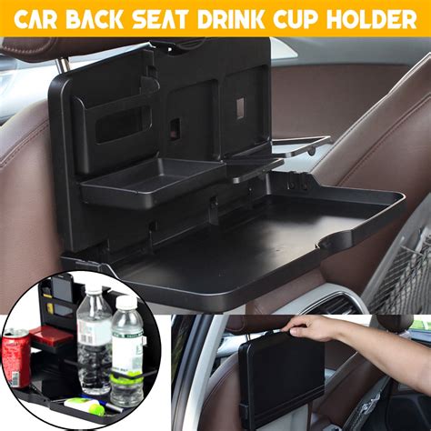 TERGAYEE Car Backseat Tray Table,Multi-Functional Portable Foldable Car Seat Tray Desk,for Food ...