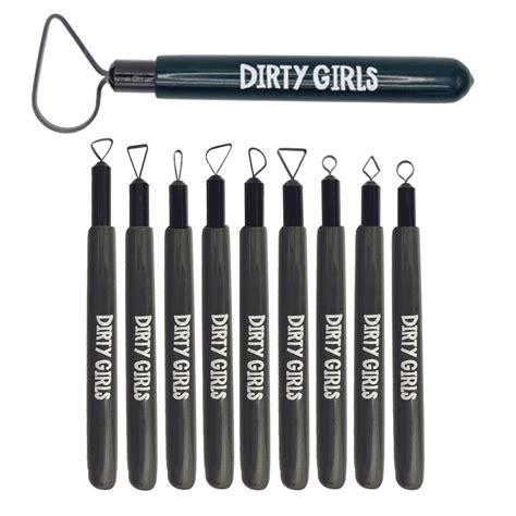 Set of 9 Mini Trim Tools – dirtygirlspotterytools.com