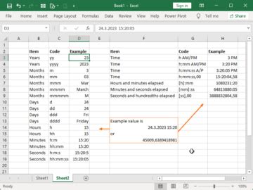Image result for Excel Date Code Format