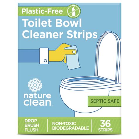 Buy Nature Clean Non-Toxic Toilet Cleaners Strips 36 count, Plastic ...