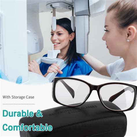 Buy LVCHEN 0.75mmPb X-ray Leaded Glasses - Safety Protection Lens ...