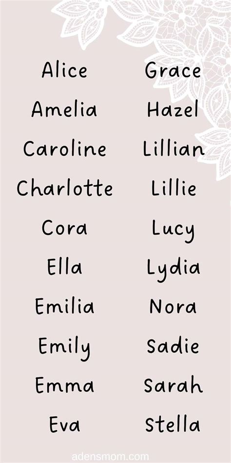 250 Old-Fashioned Vintage Girl Names for 2024 Babies