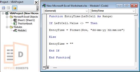 Excel Insert Date Automatically 的图像结果