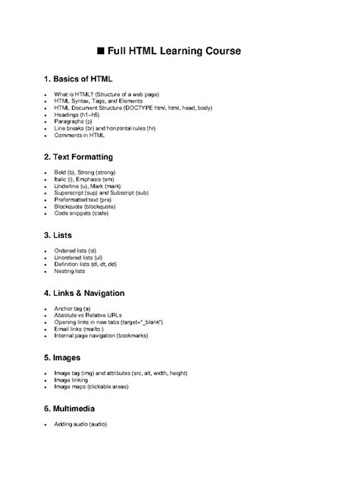 Image result for HTML Full-Course Download In