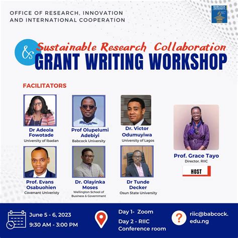 Professor Evans Osabuohien speaks on Sustainable Research Collaboration and Basic Grants Writing ...