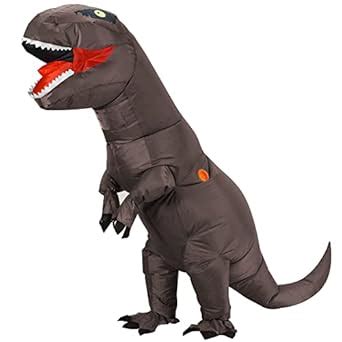 Buy Air Dancer T-Rex Inflatable Dinosaur Mascot Party Costume Fancy ...